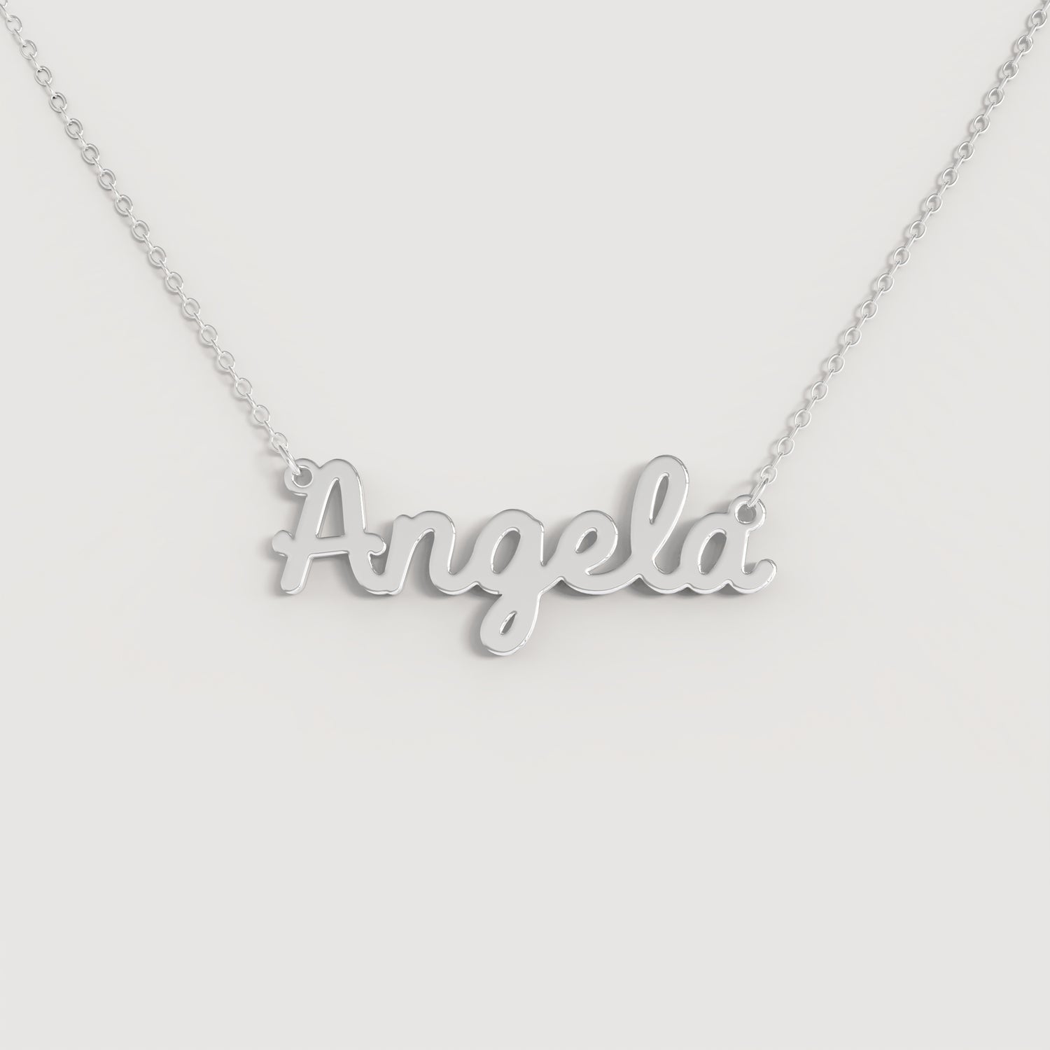 Collana Nome ANGELA DOODLE