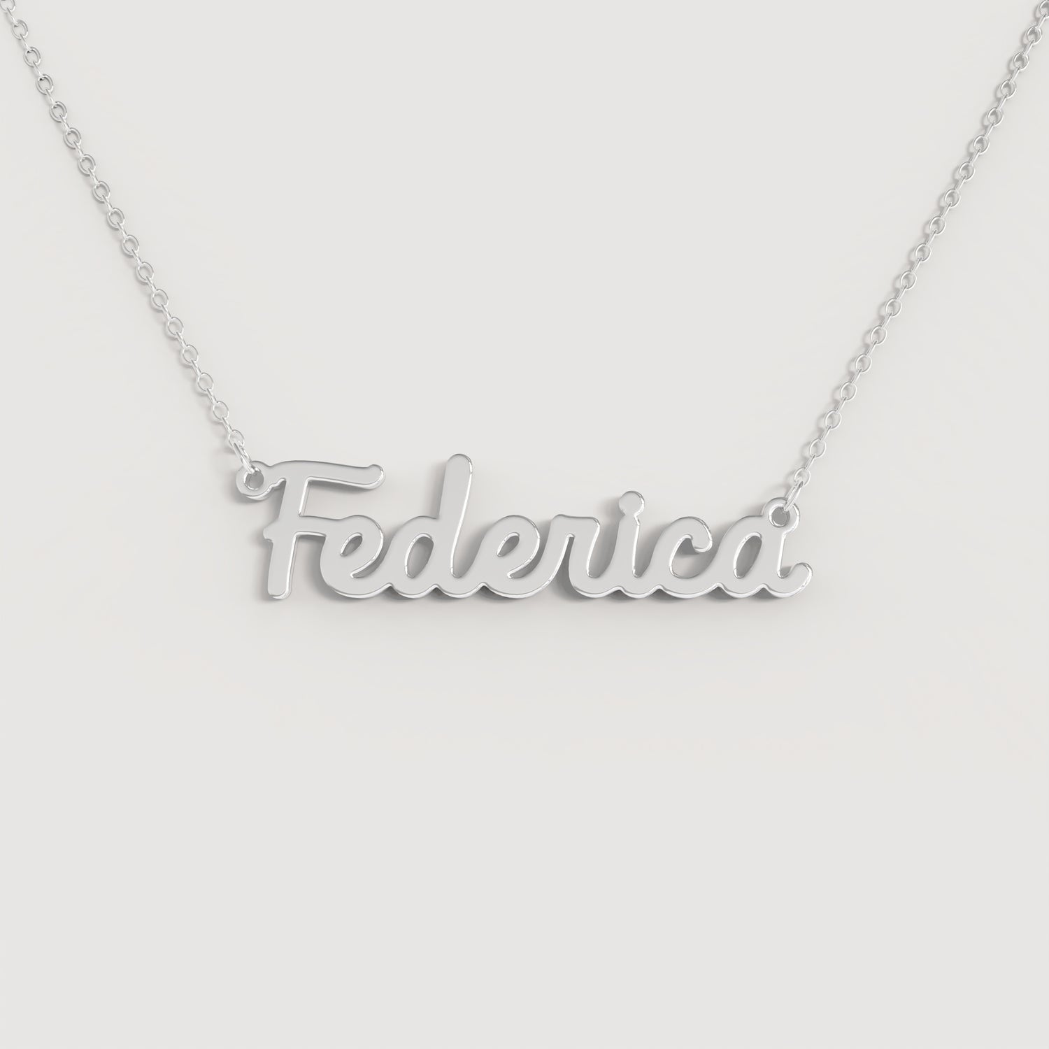 Collana Nome FEDERICA DOODLE