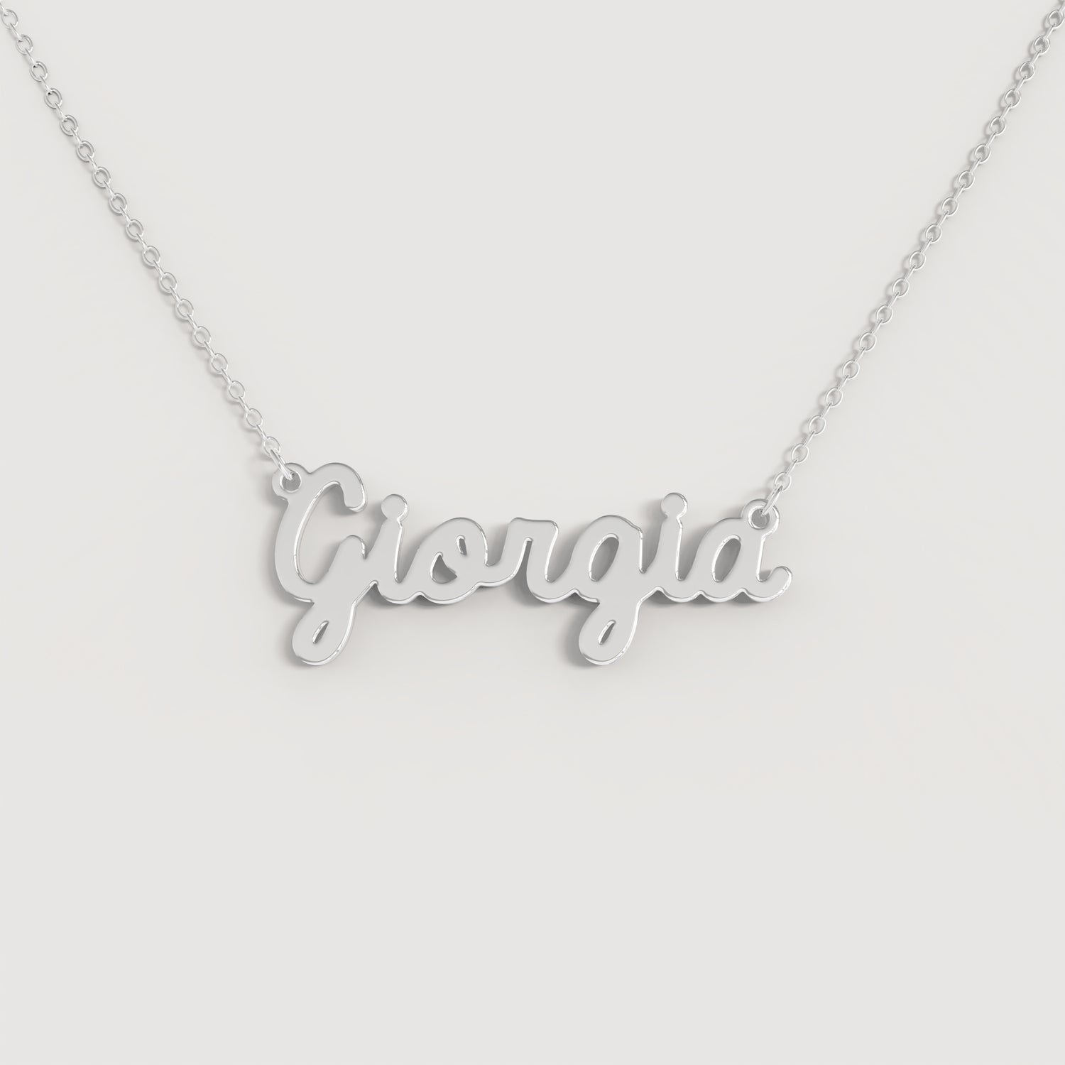 Collana Nome GIORGIA DOODLE
