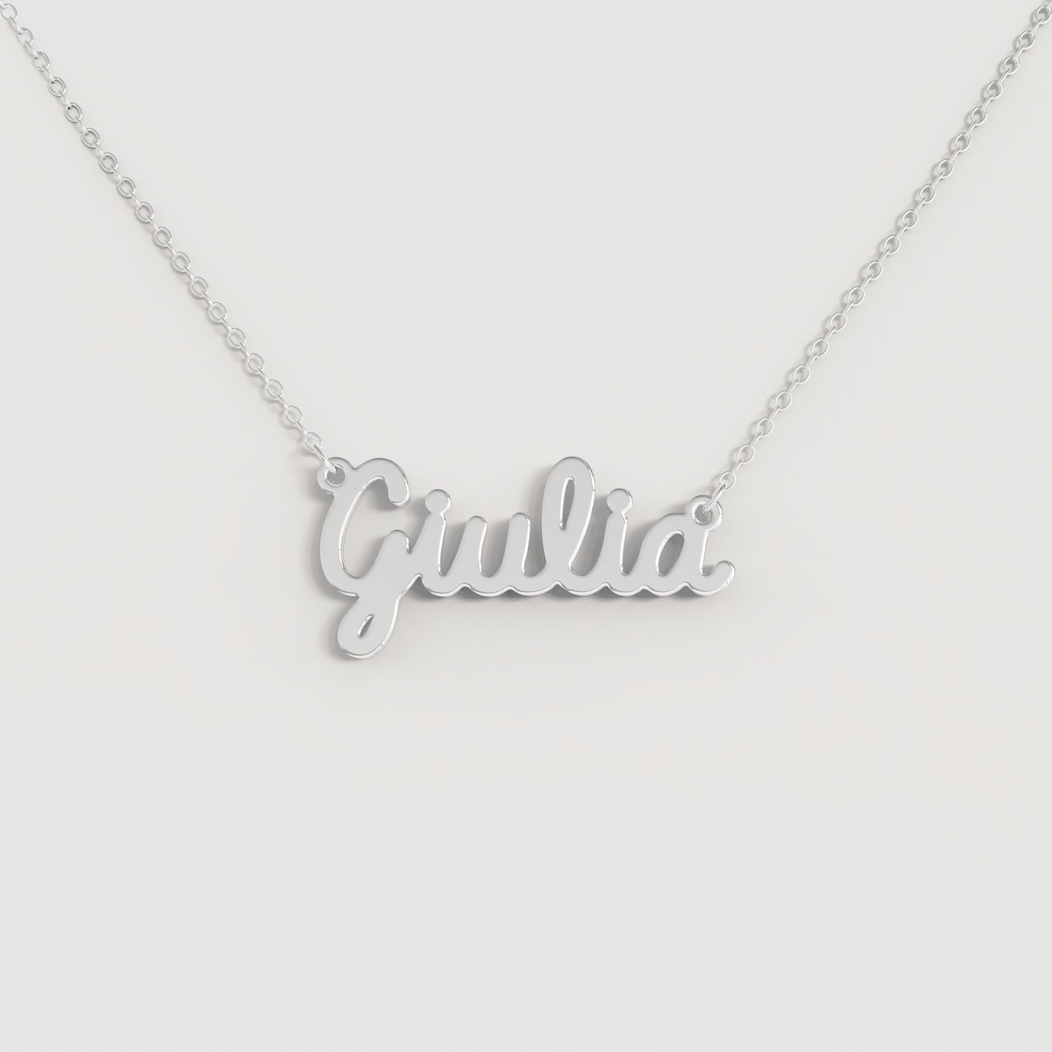 Collana Nome GIULIA DOODLE