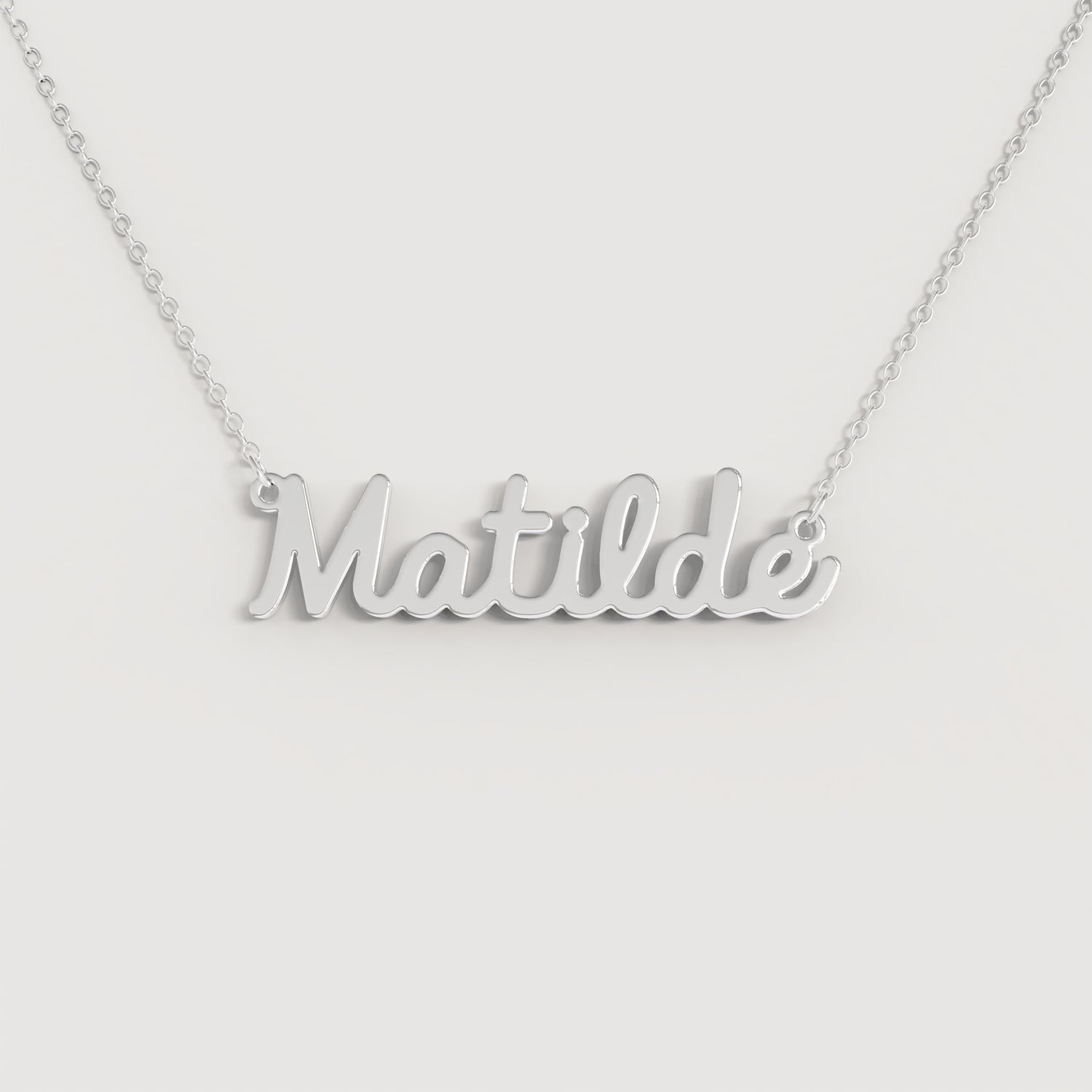 Collana Nome MATILDE DOODLE