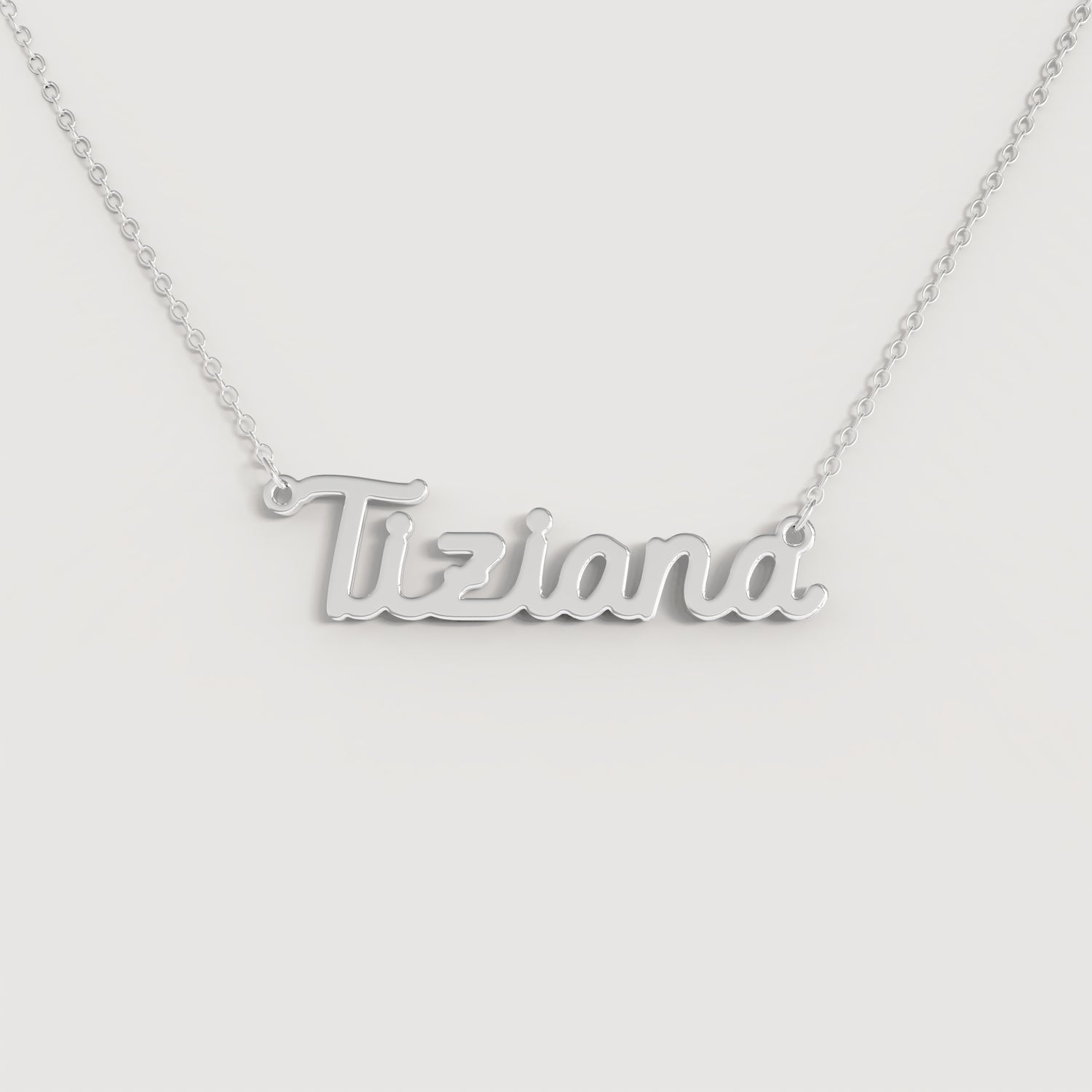 Collana Nome TIZIANA DOODLE