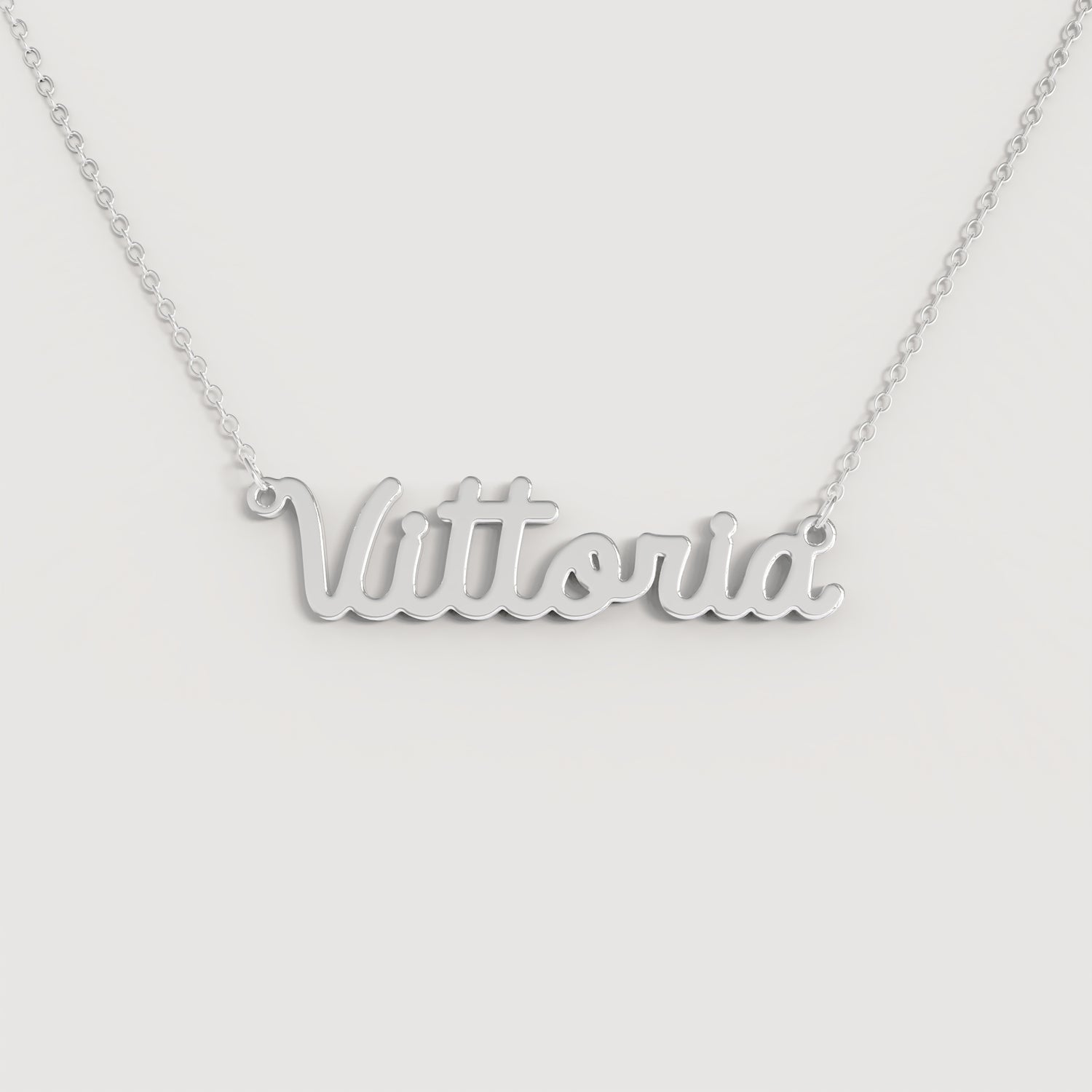 Collana Nome VITTORIA DOODLE
