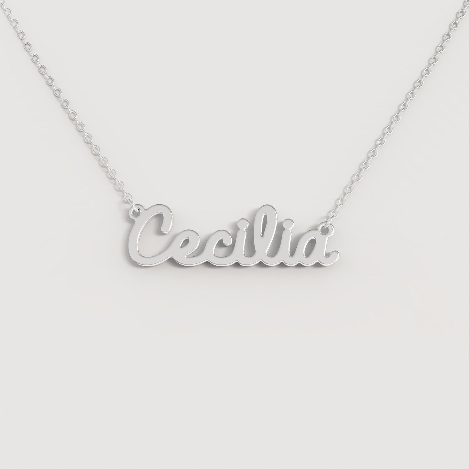 Collana Nome CECILIA DOODLE