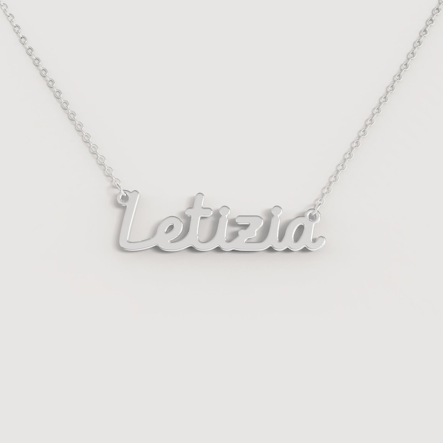 Collana Nome LETIZIA DOODLE