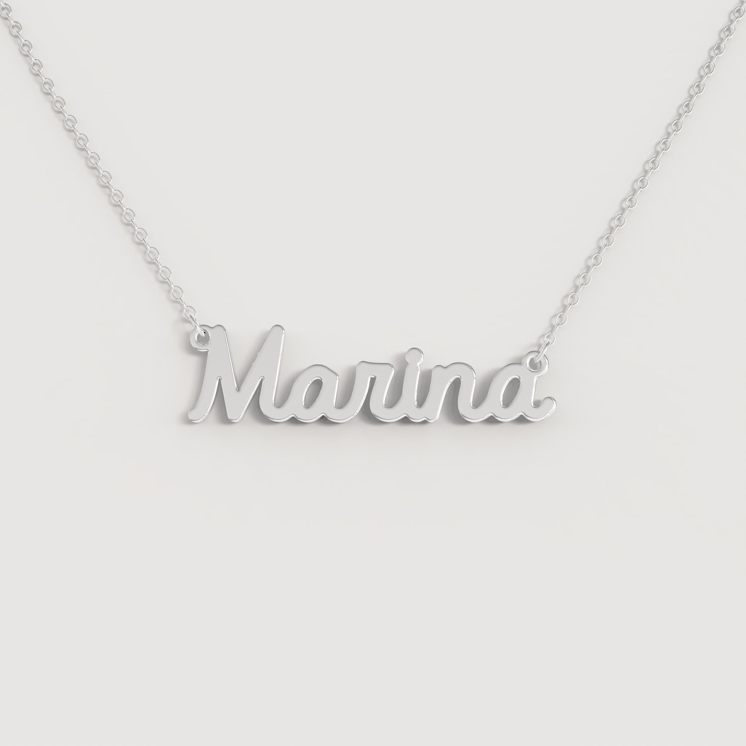 Collana Nome MARINA DOODLE