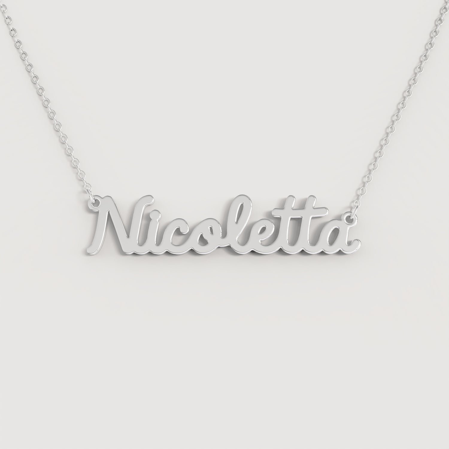 Collana Nome NICOLETTA DOODLE