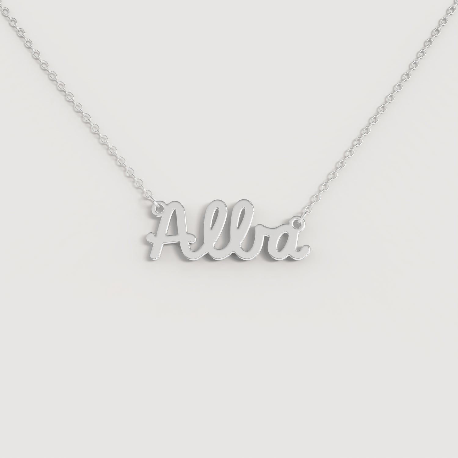Collana Nome ALBA DOODLE
