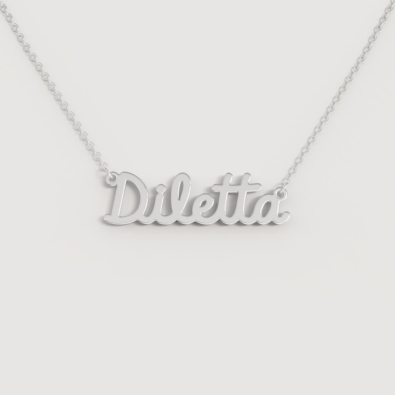 Collana Nome DILETTA DOODLE