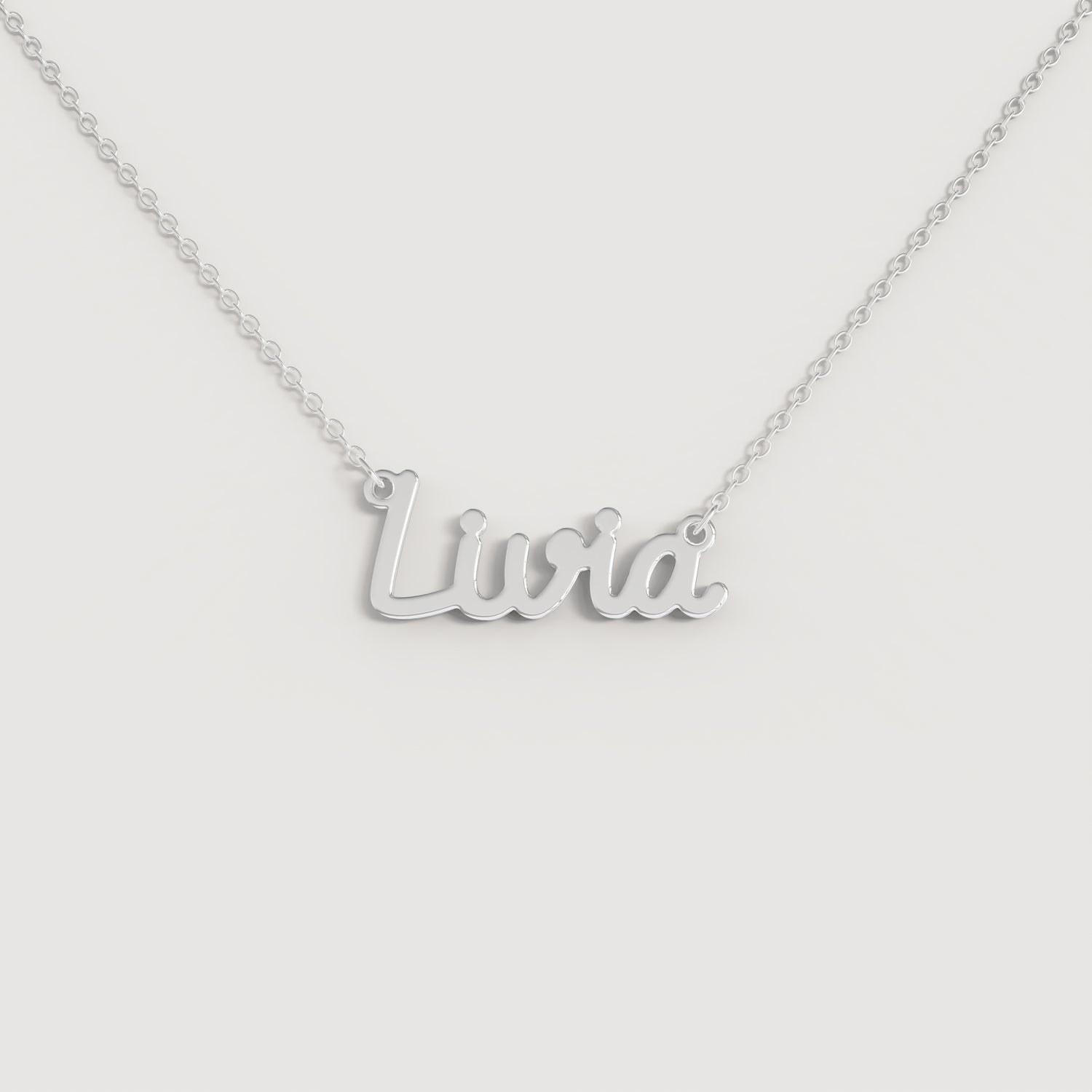 Collana Nome LIVIA DOODLE