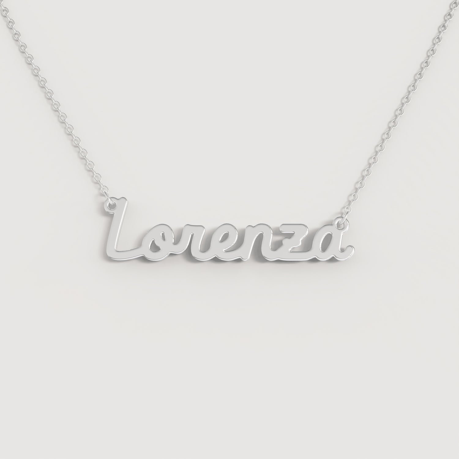 Collana Nome LORENZA DOODLE