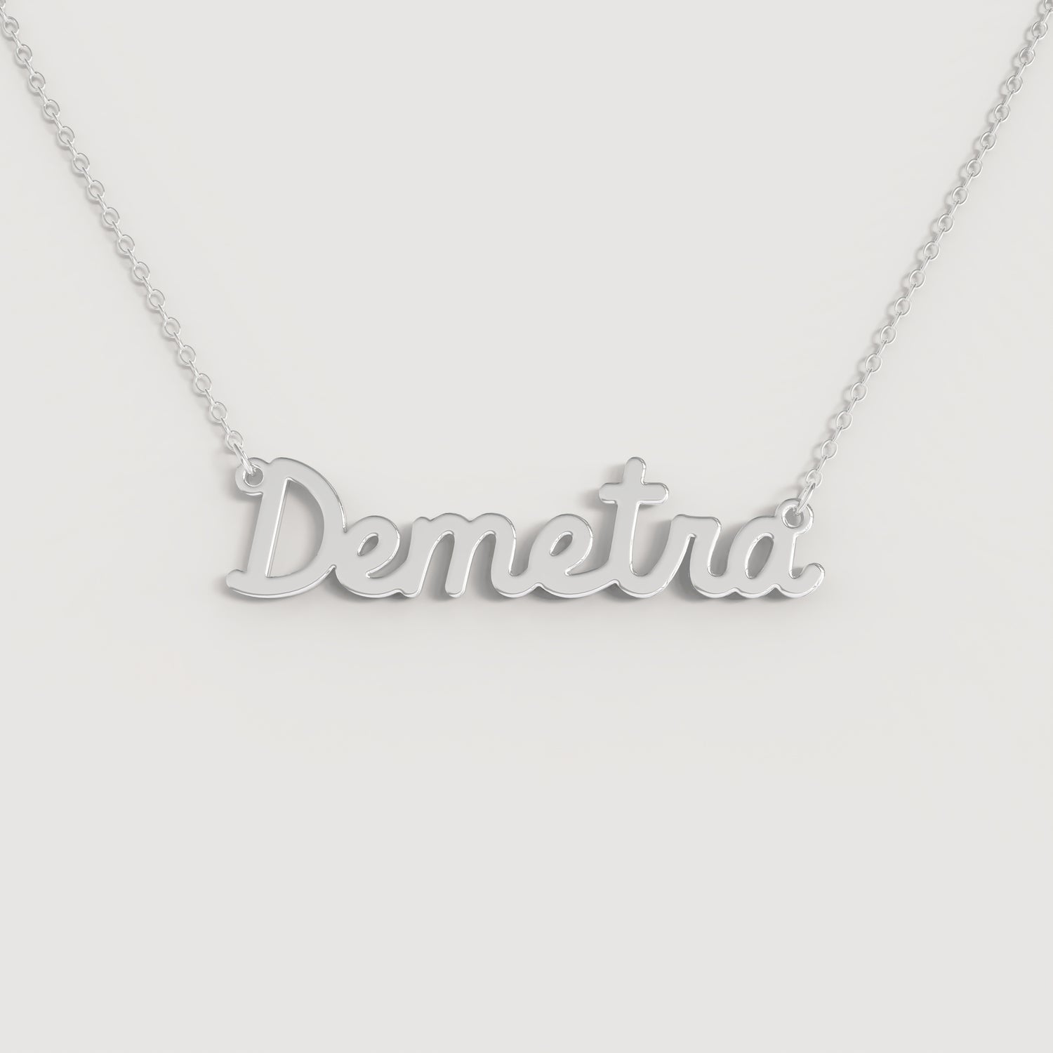 Collana Nome DEMETRA DOODLE