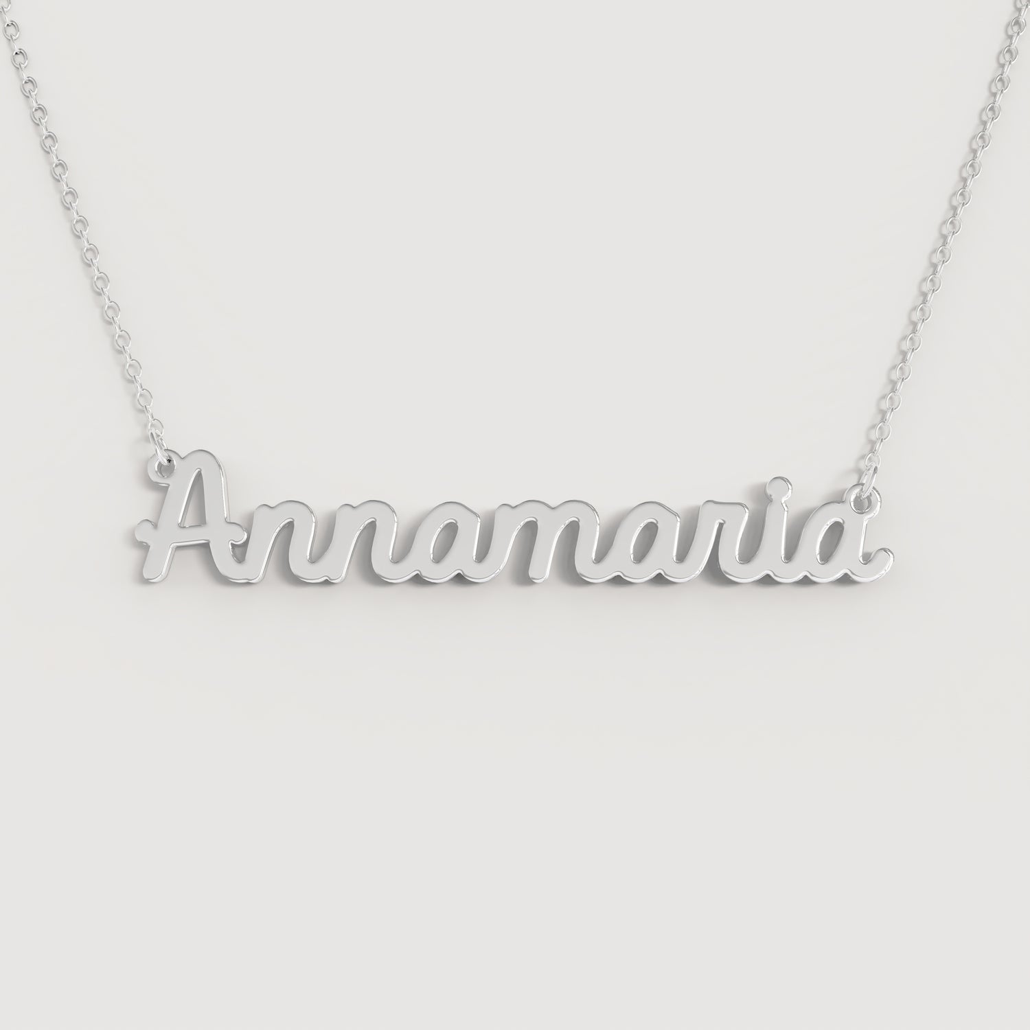 Collana Nome ANNAMARIA DOODLE