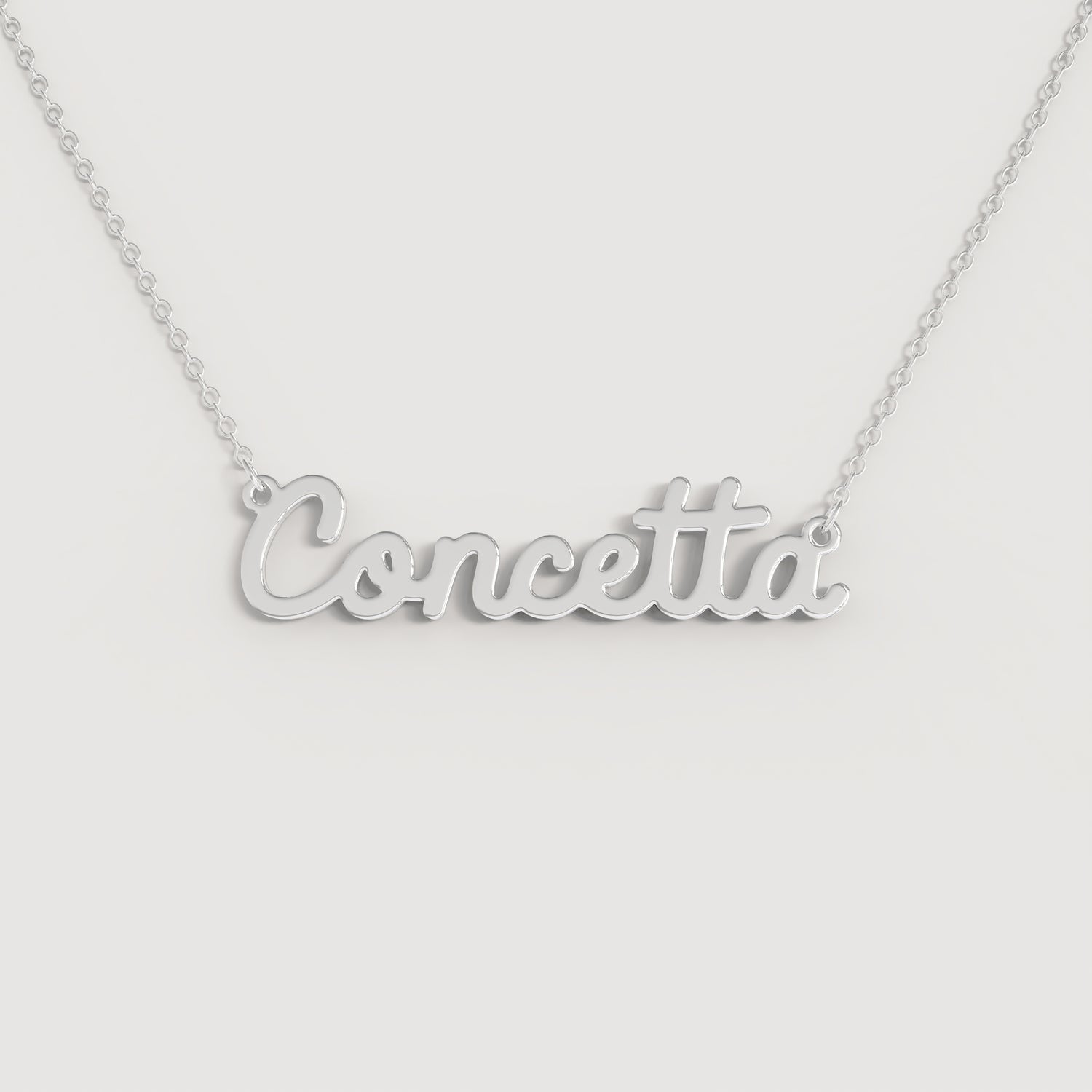 Collana Nome CONCETTA DOODLE