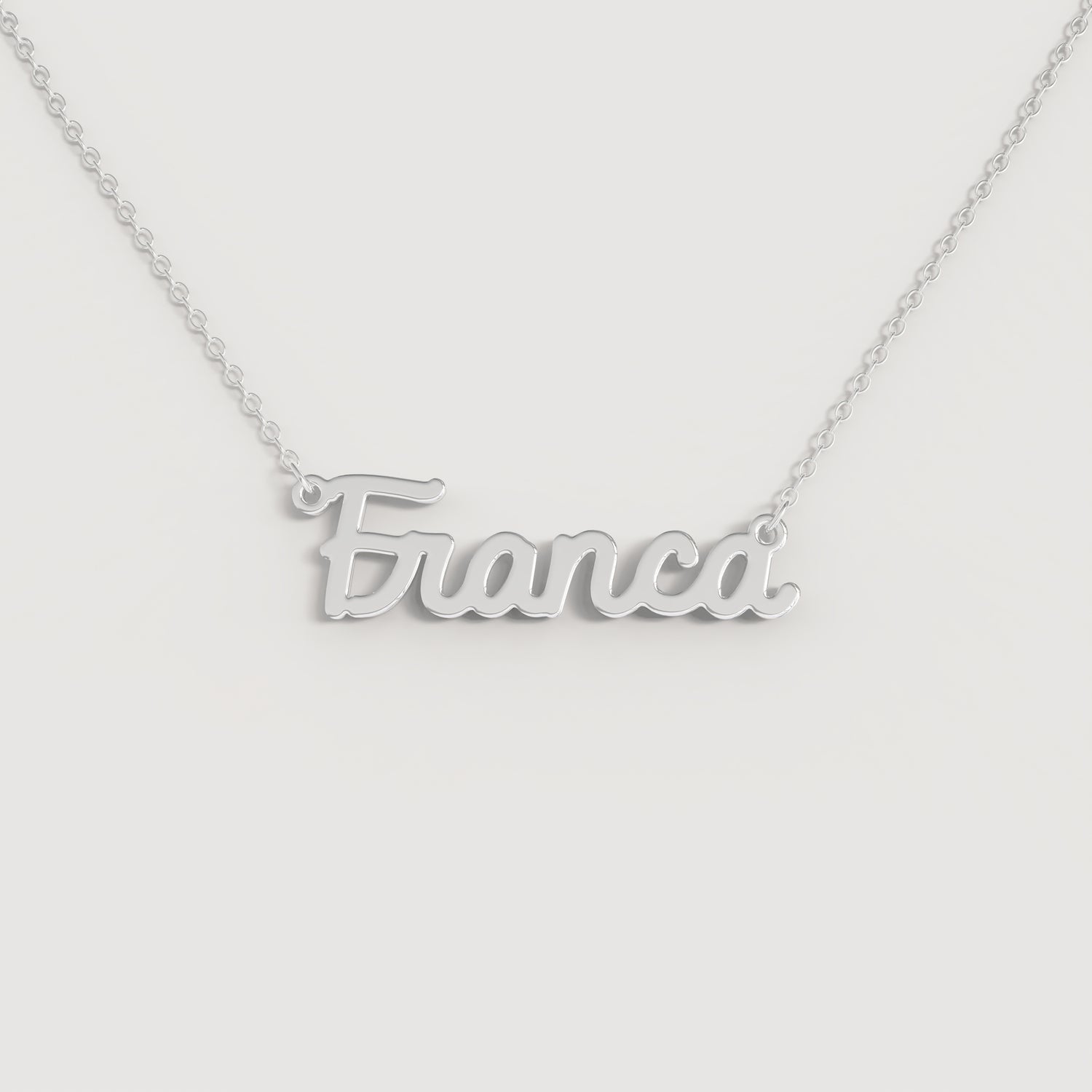 Collana Nome FRANCA DOODLE