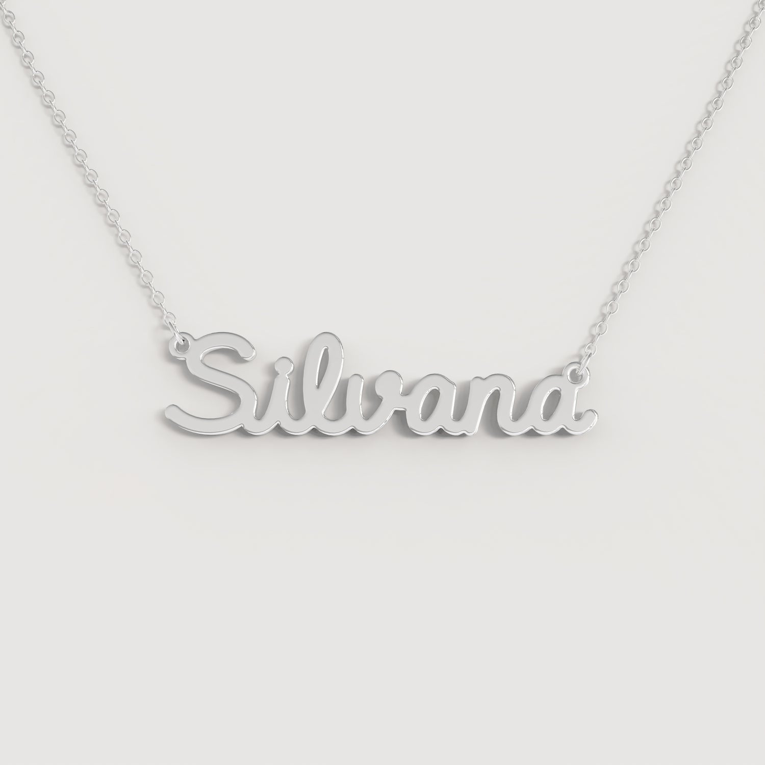 Collana Nome SILVANA DOODLE