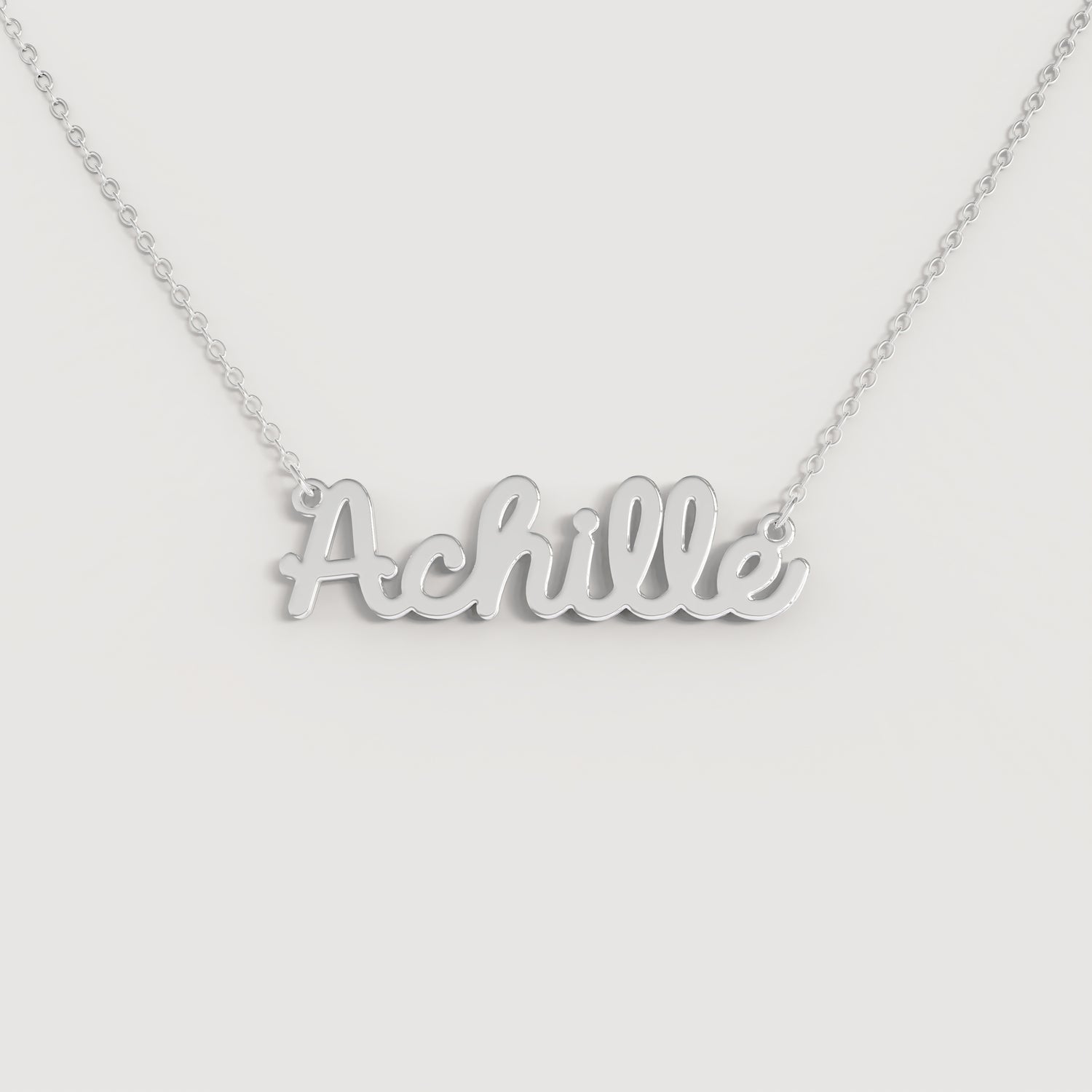 Collana Nome ACHILLE DOODLE