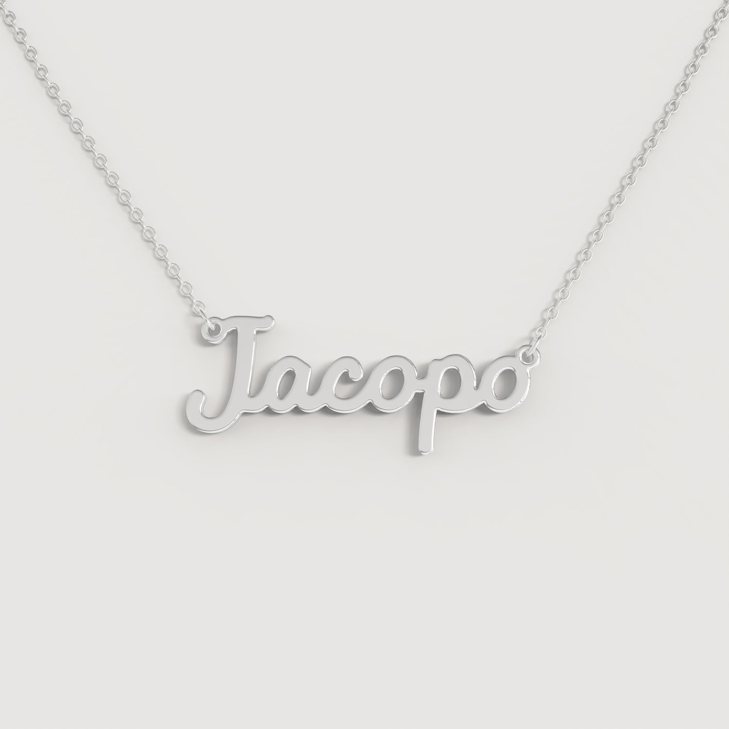 Collana Nome JACOPO DOODLE