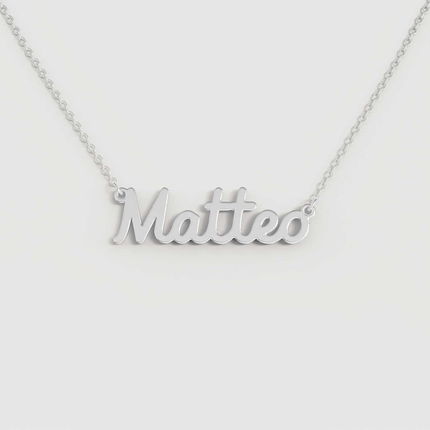 Collana Nome MATTEO DOODLE