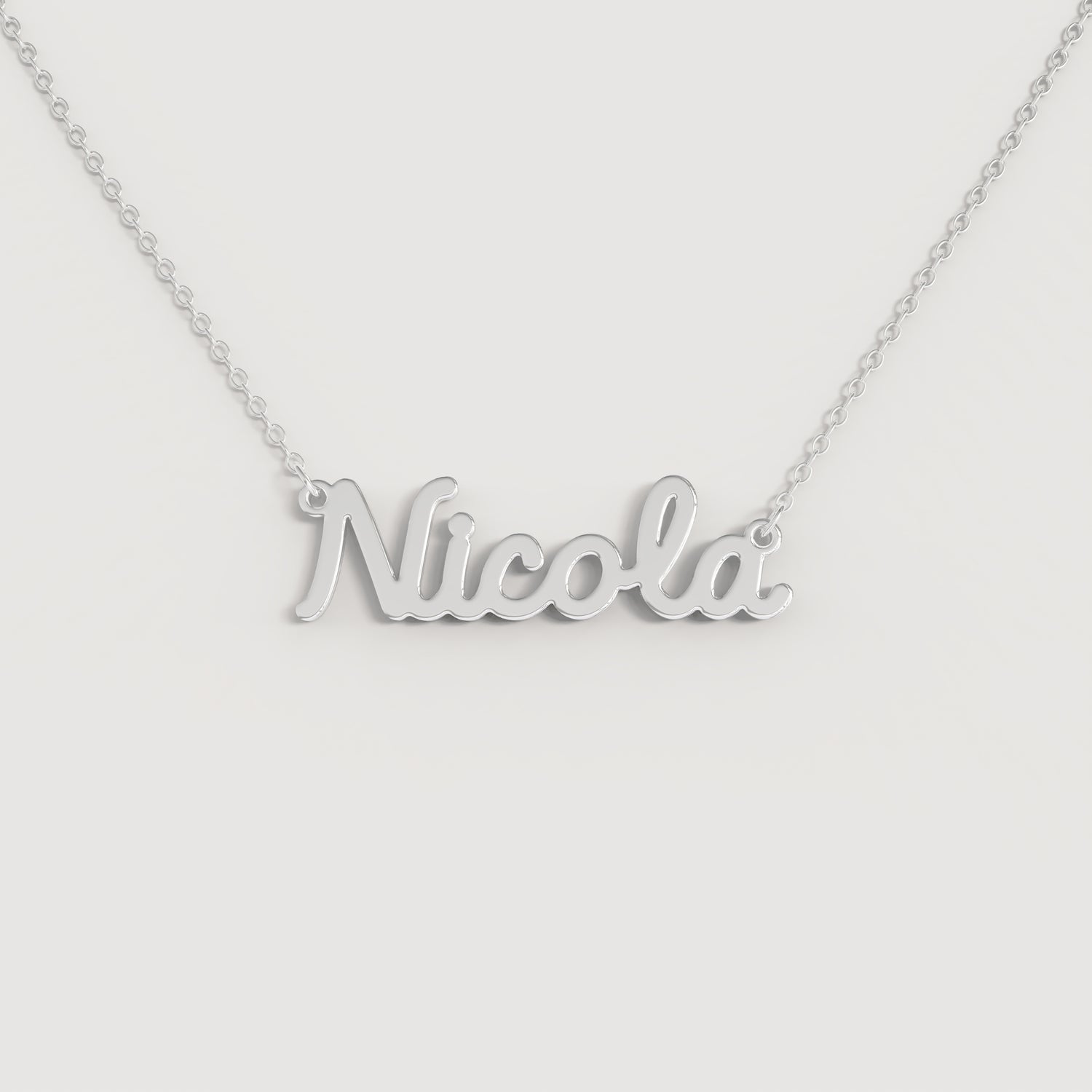 Collana Nome NICOLA DOODLE