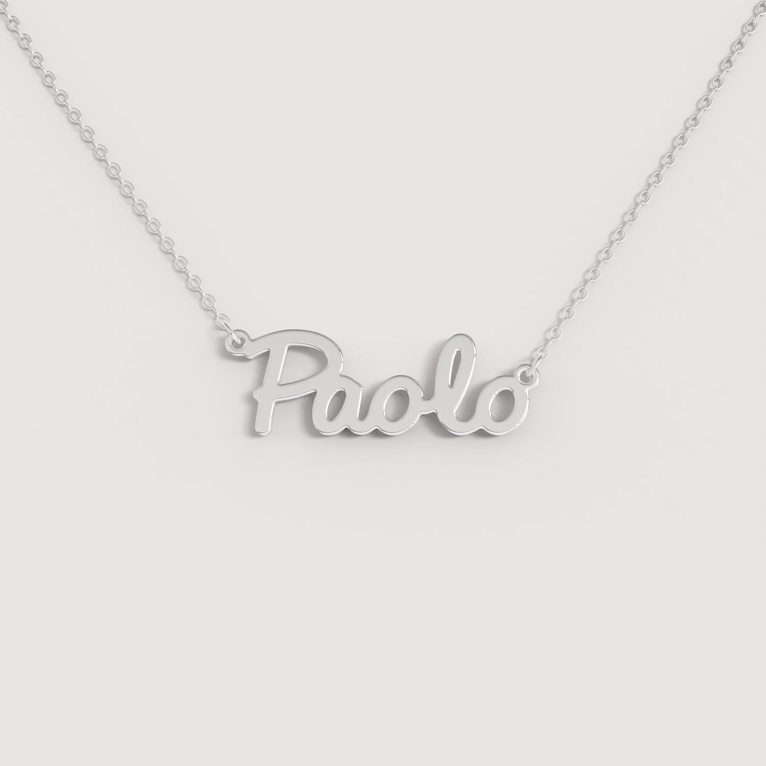 Collana Nome PAOLO DOODLE