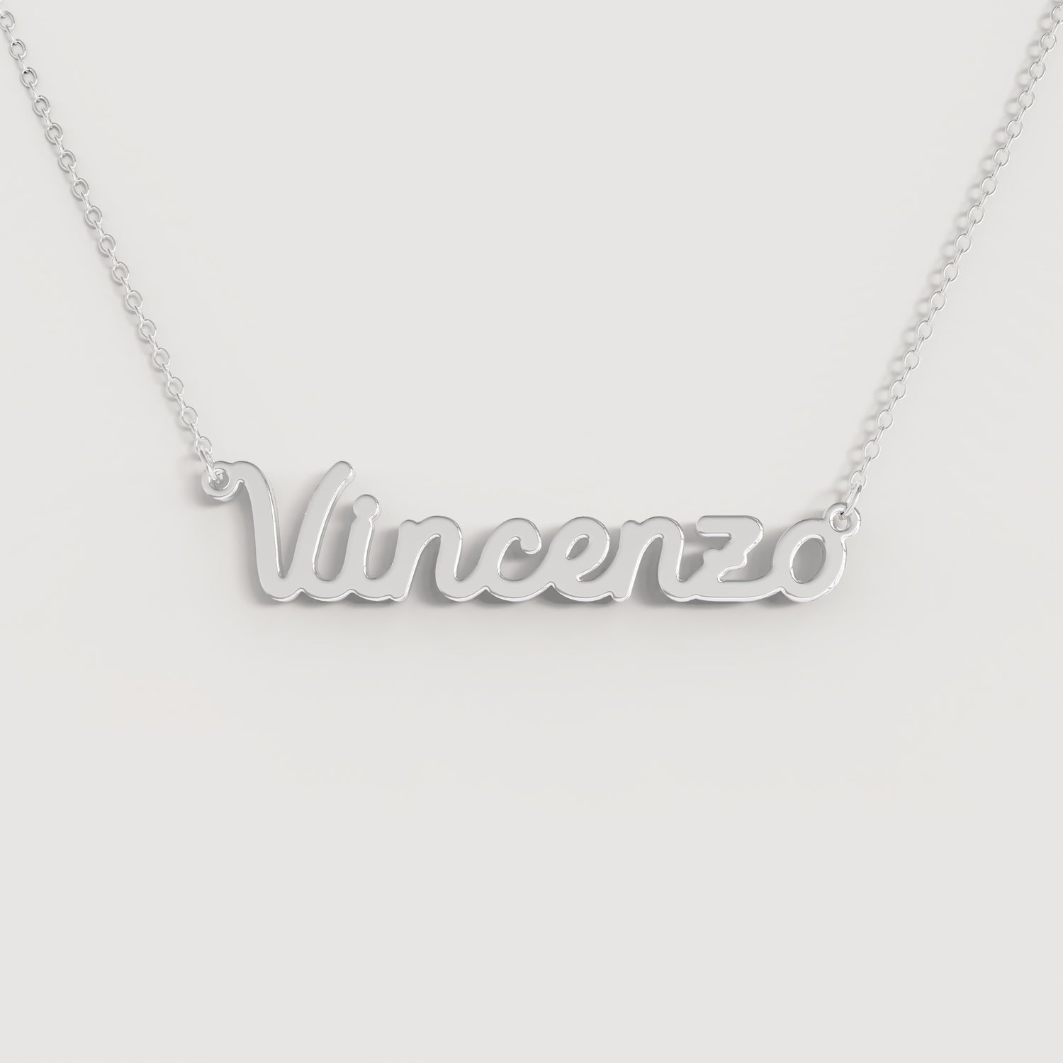 Collana Nome VINCENZO DOODLE