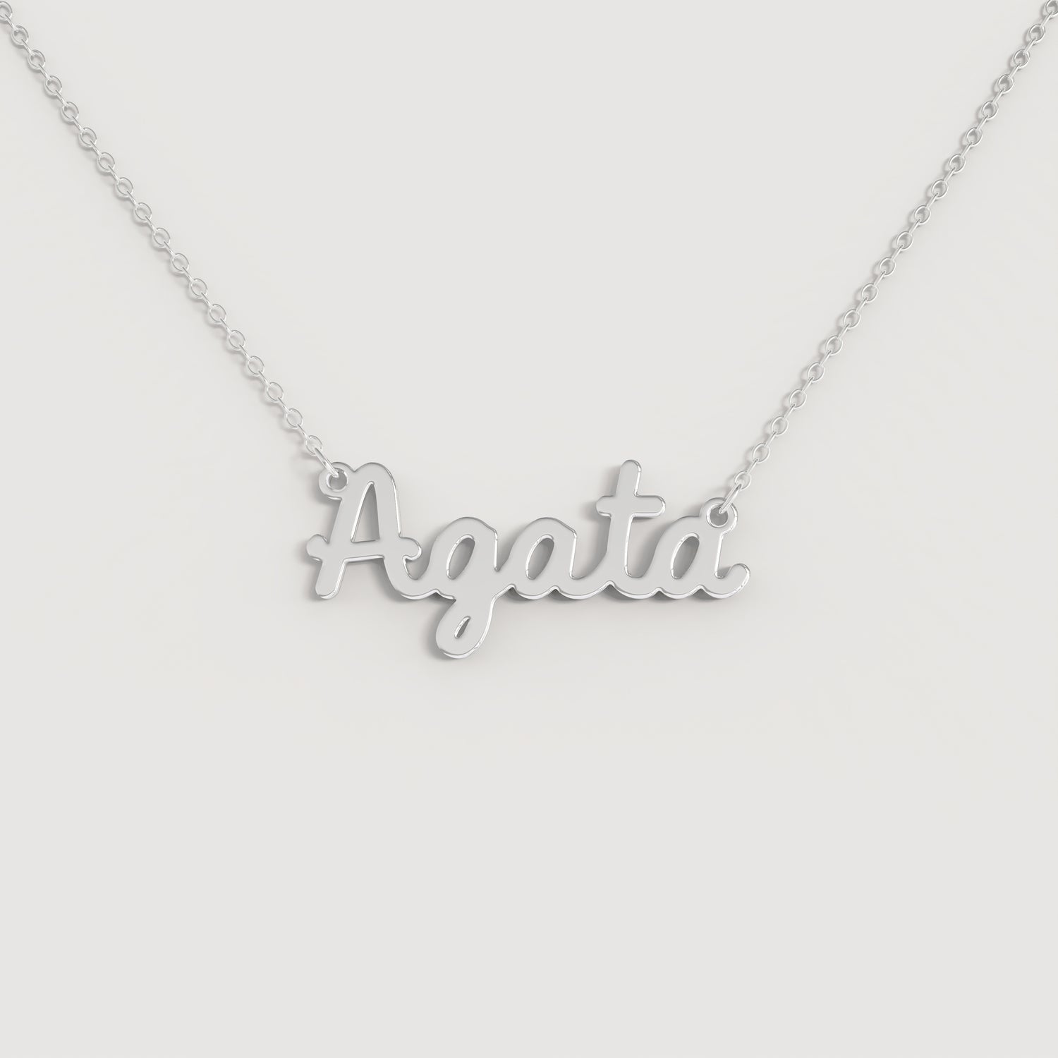 Collana Nome AGATA DOODLE