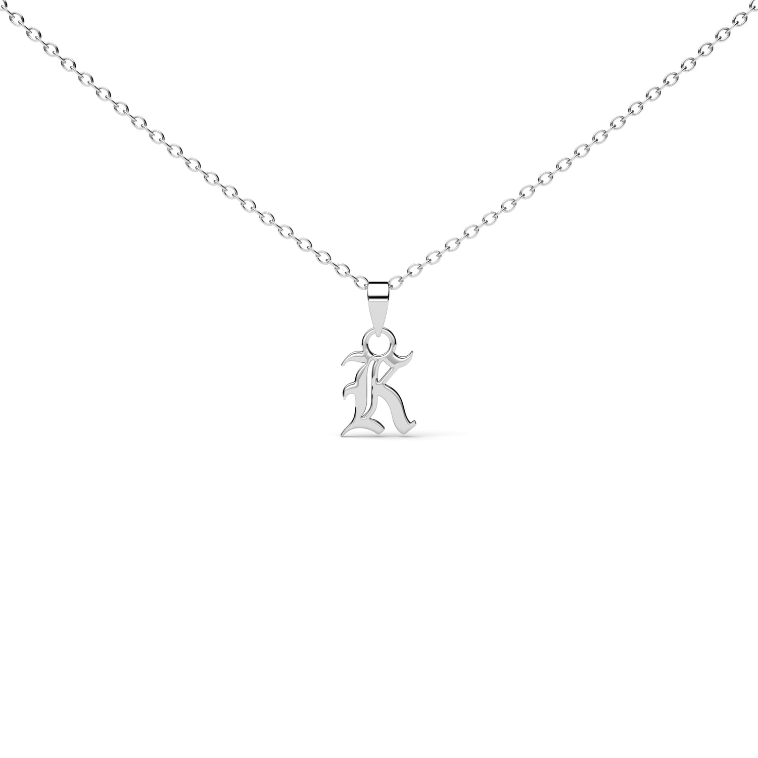 Collana Lettera K NOCTIS