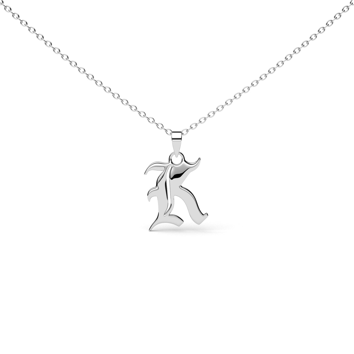 Collana Lettera K NOCTIS