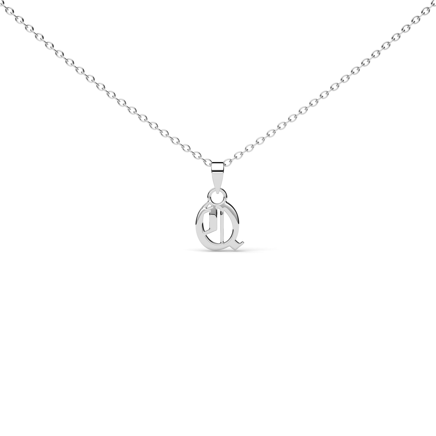 Collana Lettera Q NOCTIS