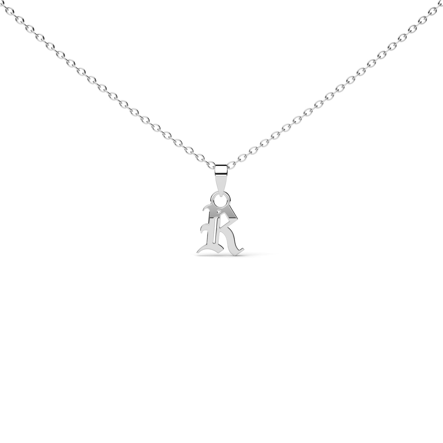 Collana Lettera R NOCTIS